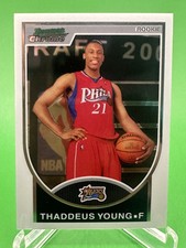 THADDEUS YOUNG 2007-08 Bowman Chrome ROOKIE #0400/2999 (#129) - NM/MT - 76ers