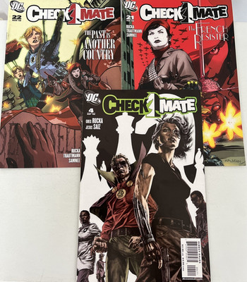 CHECKMATE NUMBER'S 4, 21-22. (3 ISSUE 2006-2008 LOT). DC COMICS.