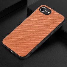 For Apple iPhone 17e 2026 Shockproof Slim Carbon Fiber Texture Mag-Safe Case 