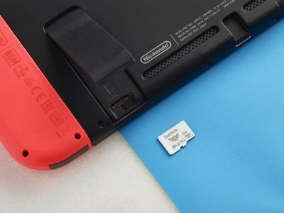 Nintendo Switch Sandisk Microsdxc 64Gb Memoria Micro Sd Scheda