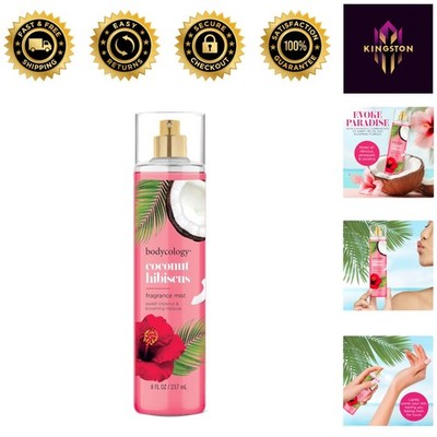 8 fl oz Long-Lasting Coconut Hibiscus Body Mist - Floral Escape in a Spray