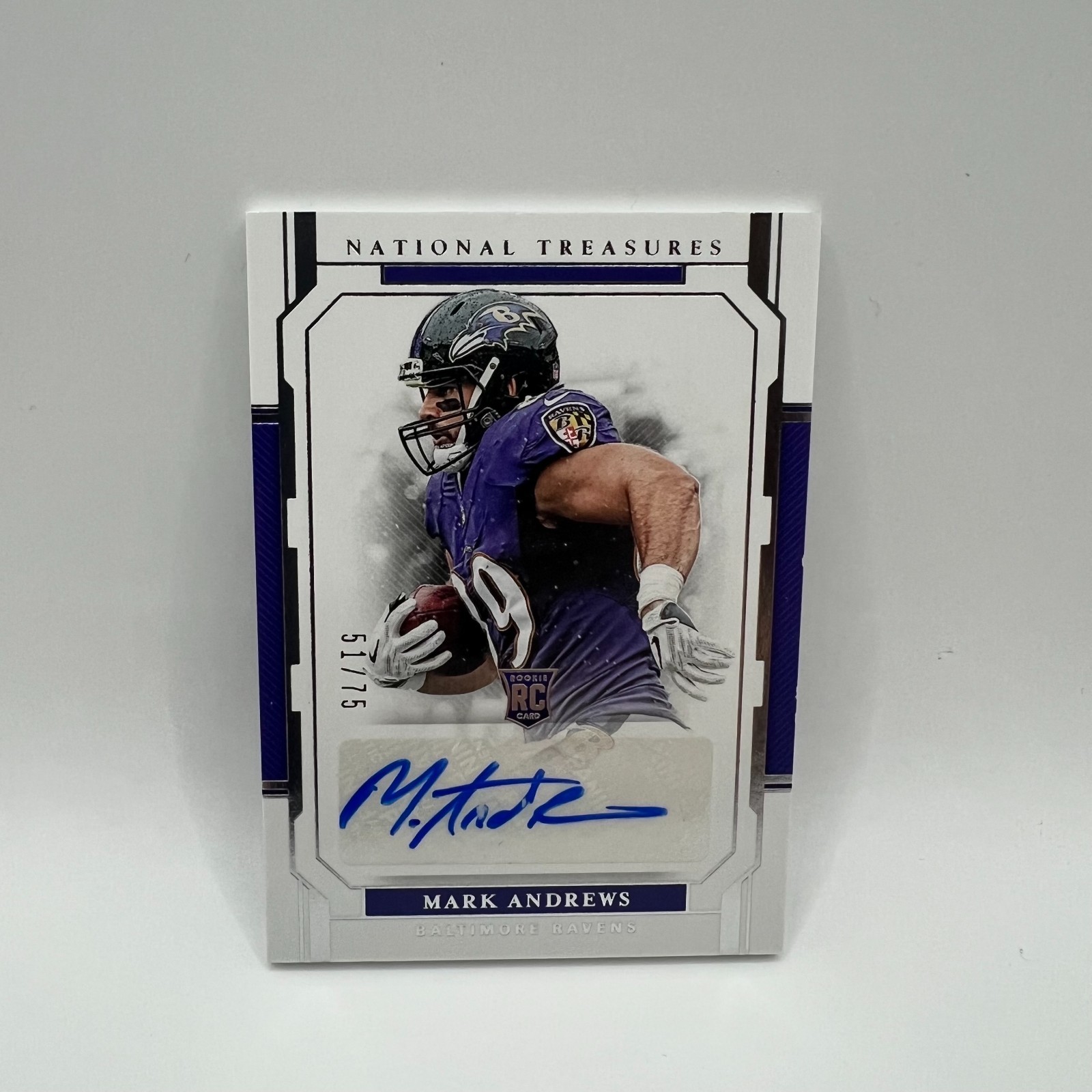 2018 Panini National Treasures Mark Andrews Auto RC #118 /75