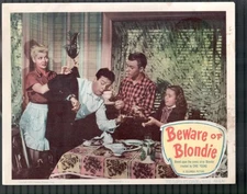 Beware of Blondie 11x14 Lobby Card Arthur Lake Comedy Slapstick