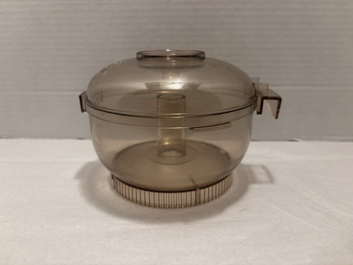 Vintage Sunbeam Oskar Food Processor Replacement Amber Bowl & Lid
