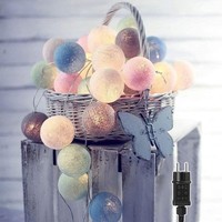 Ciskotu Lichterkette Innen Mit Stecker, 3.8M Lichterkette Lampions 20