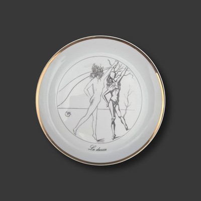 Salvador Dali Plate  La Danza  | Limited Edition 1980 | Surrealist Art
