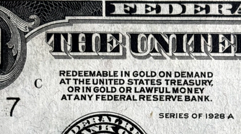 1928 A - $100 Federal Reserve Note Chicago Green Seal - Choice Crisp AU - Image 3 of 3