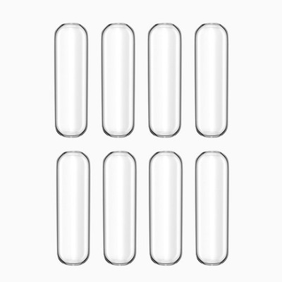 EBUKTUK 8pcs,Wall Bumpers,Furniture 3.5cm*1cm(1.38in*0.39in), Transparent