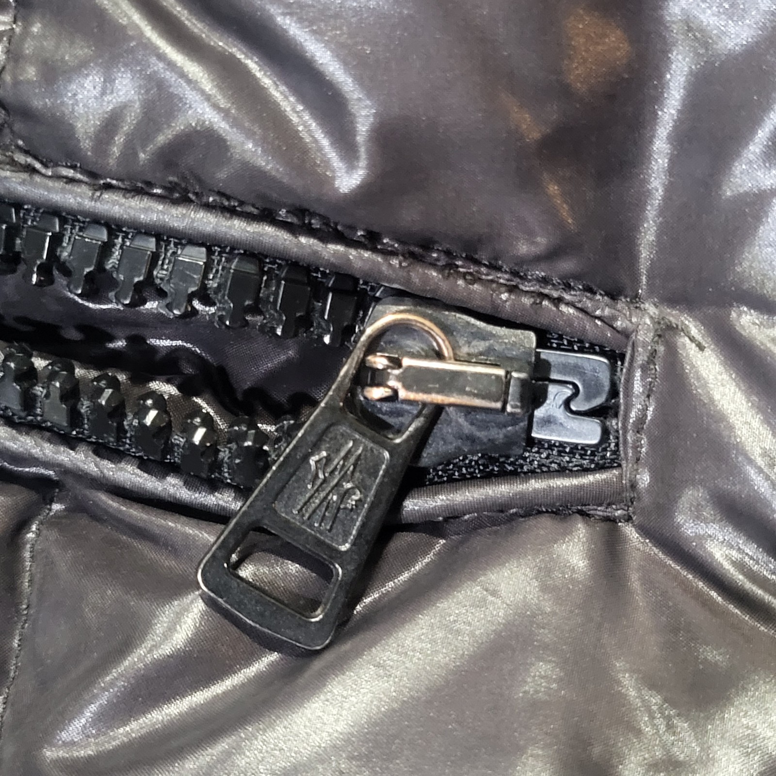 Authentic Moncler Aubert Down Puffer Jacket Dark … - image 13