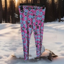 LuLaRoe OS One Size Leggings Purple Blue Black Ladybugs Soft Stretch