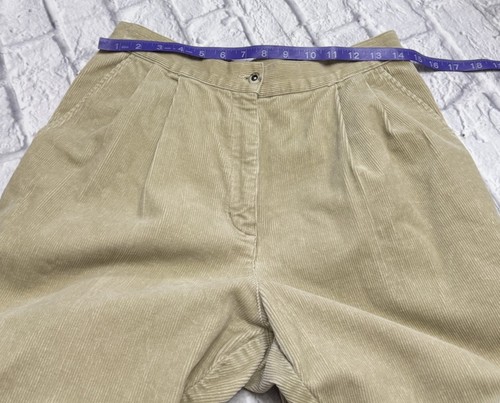 LL Bean Vintage Corduroy Pants High Rise 8 - Picture 10 of 12