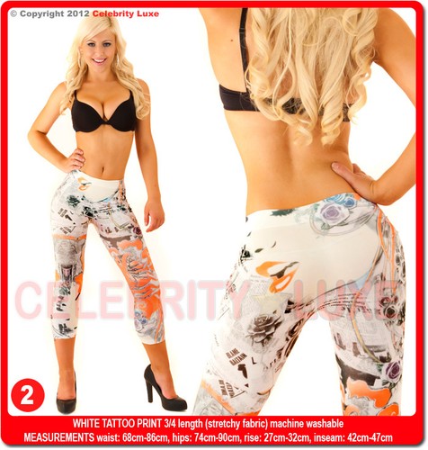 New Low High Rise Ladies Leggings Ripped Skinny Leg Jeggings - Picture 3 of 31