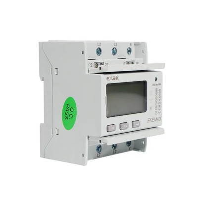 ETEK Smart Meter 3-Phase with Direct Measurement 80A No CT Terminals Required