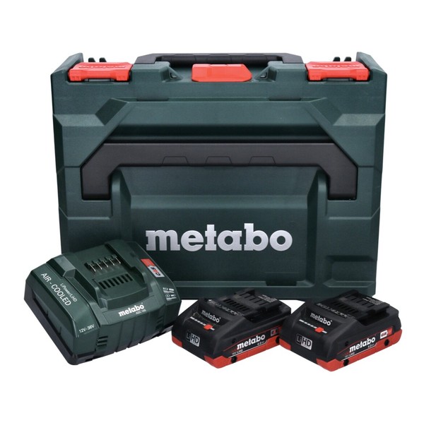Metabo Basis Set Lihd + 2X Akku 4,0 Ah + LadegeräT + Metabox ( 685130000 )-image