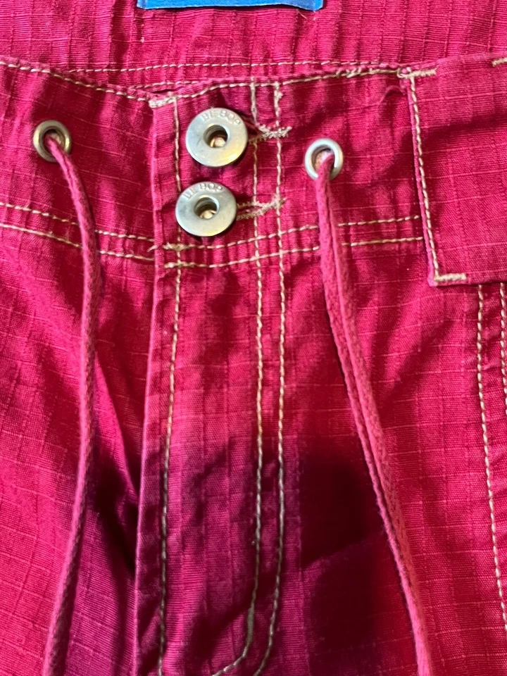 Pantalones Delia’s Bebop Y2K Carga Acampanados/Corbata y Botón Cintura Junior Talla 11 Foto 3 de 4