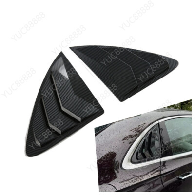 For 2024-2025 Mercedes Benz E-Class ABS Carbon Fiber Window Louver Shutter Trim
