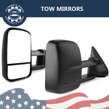 Pair Manual Tow Mirrors For 1999-2006 Chevy Silverado Sierra 1500 2500HD 3500HD