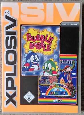 BUBBLE BOBBLE/RAINBOW ISLANDS PC CD-ROM 2 SPIELPACK BRANDNEU *DEUTSCHE SPRACHE*