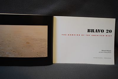 Bravo 20　Richard Misrach　直筆サイン入り BRAVO 20 BY RICHARD MISRACH 1990 Soft Cover Exhibition Catalogue