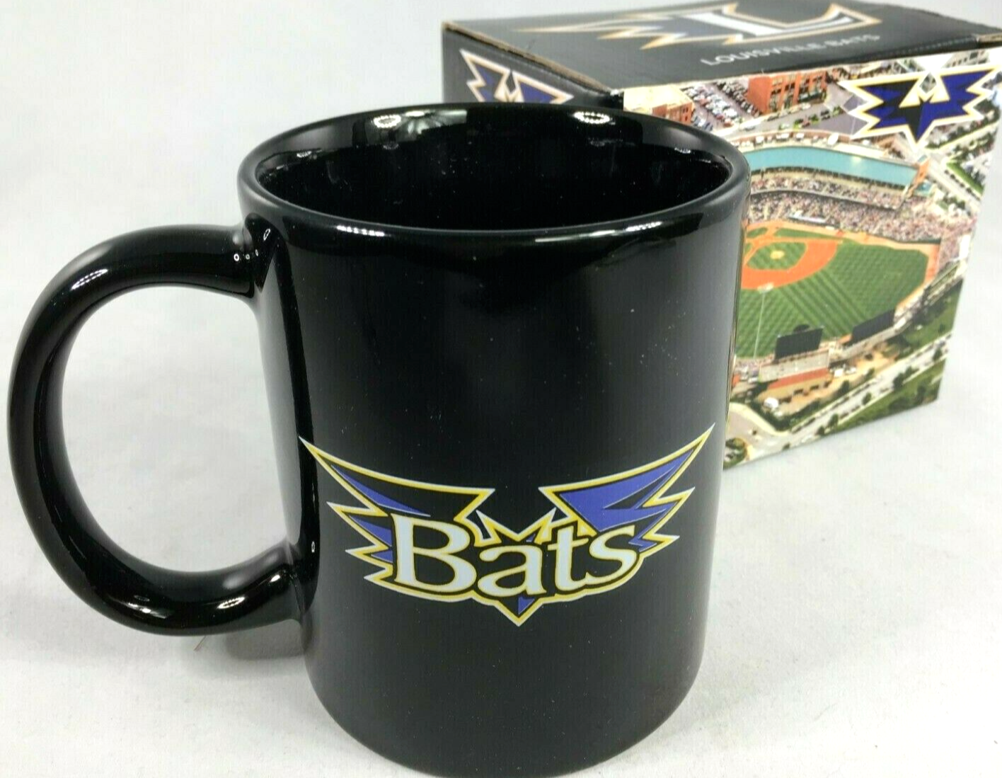 Louisville Bats Baseball 100% Ceramic Collectors Mug Cup With Original Box MiLB
