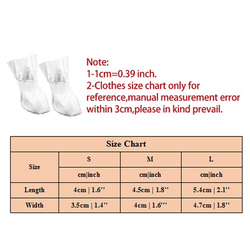 4Pcs Dog Shoes Socks Outdoor Boots Pet Foot Cover Protection Disposable Booties - Picture 2 of 12