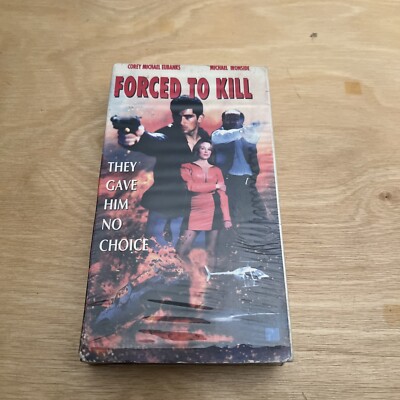 FORCED TO KILL VHS TESTED action Michael Ironside PM Entertainment OOP