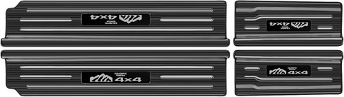 Custom Fit Jeep Door Sill Protectors - Stainless Steel for Wrangler JL & JT 2025 - Bild 11 von 11