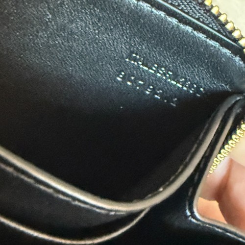 Burberry Geldbörse EKD Schwarz Leder Reißverschluss - Bild 13 von 14