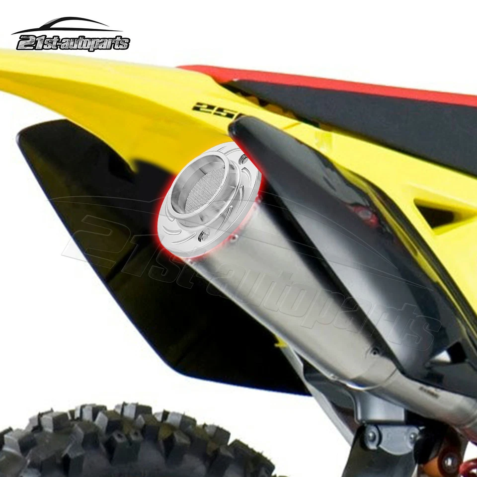 Punta de escape eléctrico con protector de pantalla para Suzuki 00-17 DRZ250 / 00-24 DRZ400 Foto 3 de 4