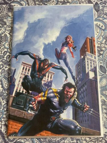 ULTIMATE INVASION #1 DAVIDE PARATORE VIRGIN VARIANT COVER 2023 miles morales - Picture 1 of 1