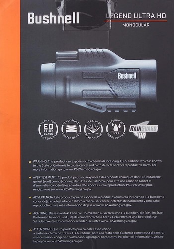 Bushnell LEGEND Ultra HD Monocular 10x42 #191142 - Picture 8 of 12
