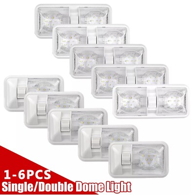 1-6 PCS 12V Led RV Ceiling Dome Light RV Interior Lighting for Trailer Camper US