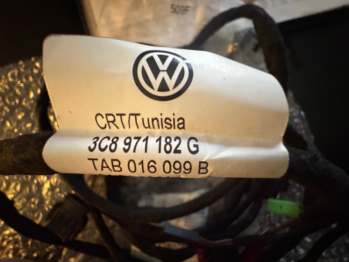 VW CC REAR TAIL LIGHT TRUNK WIRING HARNESS 3C8971182G NEW | eBay
