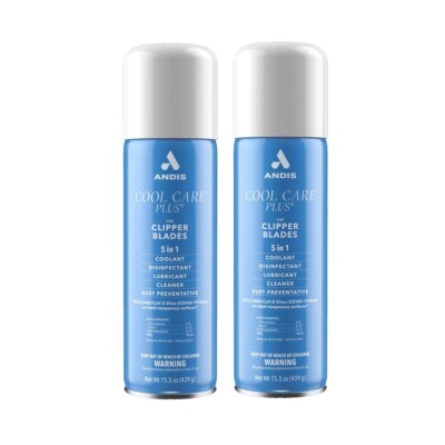 Andis Cool Care Plus For Blades, 15.5 Ounce - Pack of 2