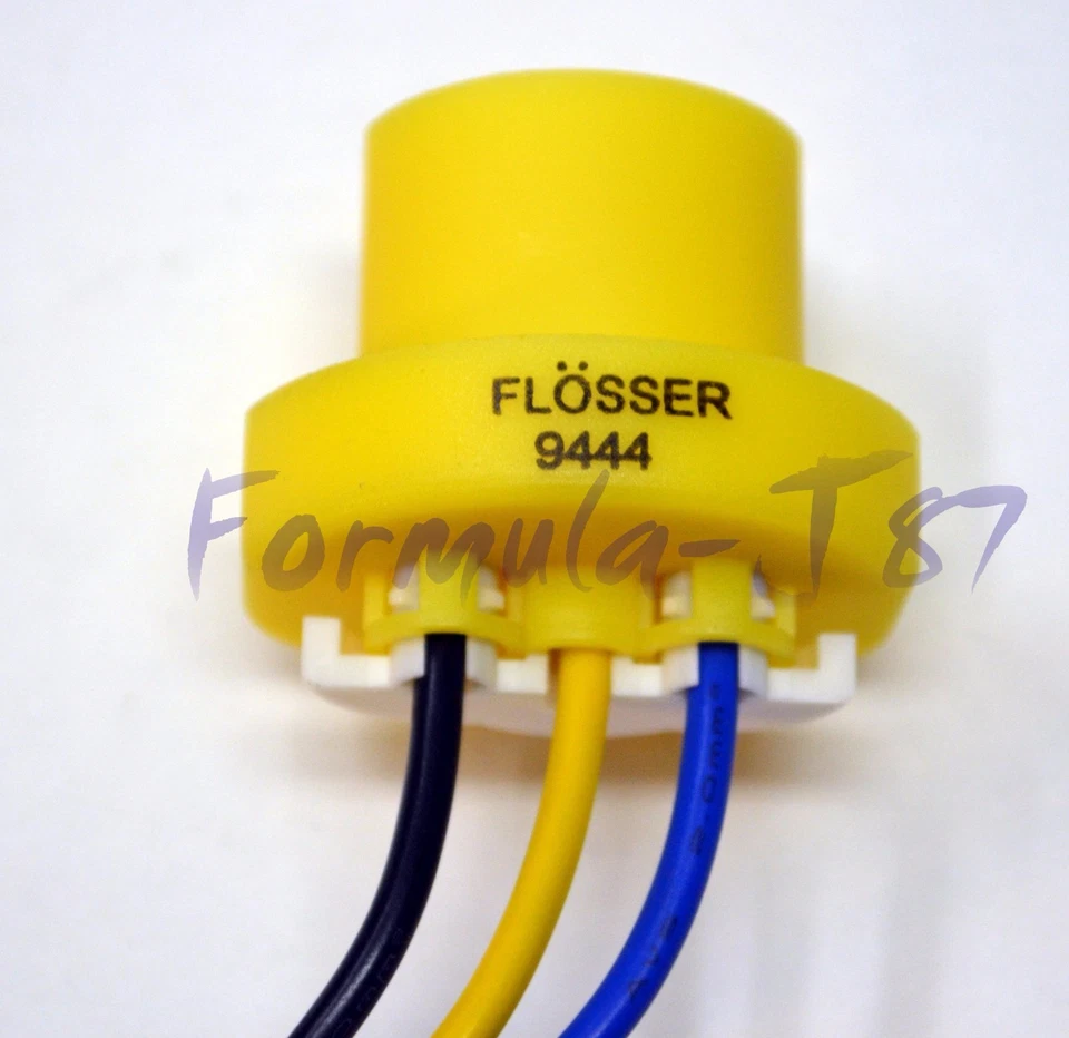 Flosser Wire Harness 9444 Pigtail Female 9004 HB1 Head Light Bulb Connector Plug - Image 4 of 4