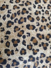 Sewing Fabric Traditions 2011 Leopard Cheetah Spots Tan Black 1ydx45" Cotton