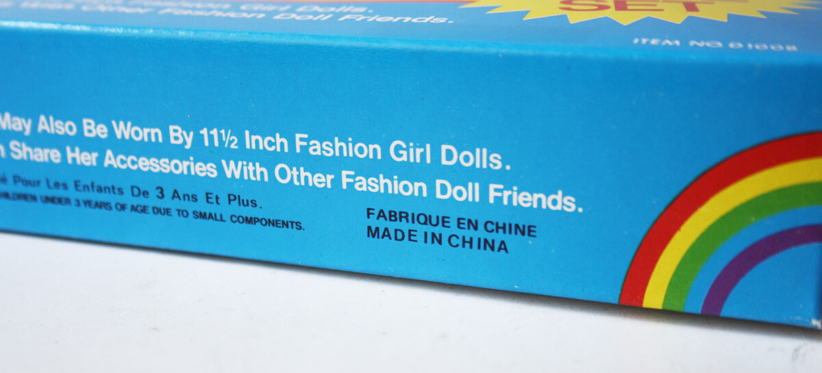 RARE VINTAGE 80'S JUDY DESIGN DOLL 60 PIECE ACCESSORIES SET