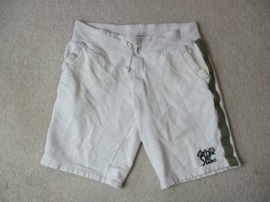 mens white polo shorts
