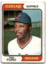 1974 Topps #617 Ted Ford Cleveland Indians