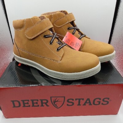 Deer Stags Niles High Top Sneakers Boys 4.5   Tan Boot-Style Faux Leather Casual