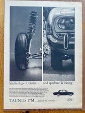 1964 Ford Taunus 17M Oldtimer 17 M Vintage Ad Retro Werbung Reklame