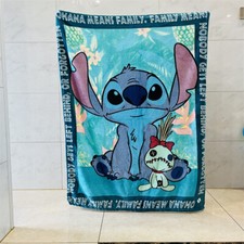 Lilo Stitch Throw Blanket Plush Warm Cartoon Decoration kids Home Blankets mini