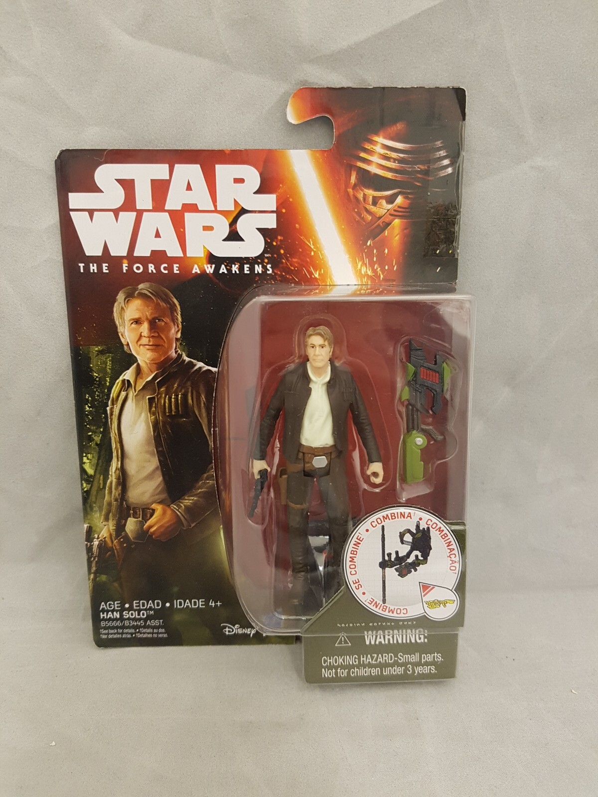 Star Wars Han Solo 3.75"" Action Figure The Force Awakens NEW