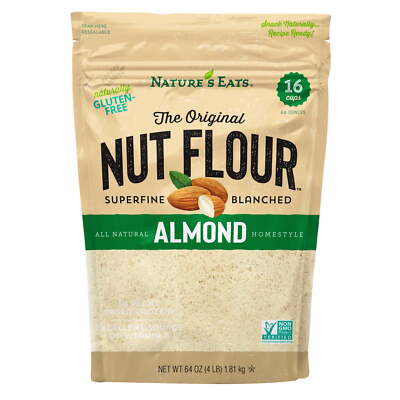 Nature's Eats Blanched Almond Flour, 4 Lb,New