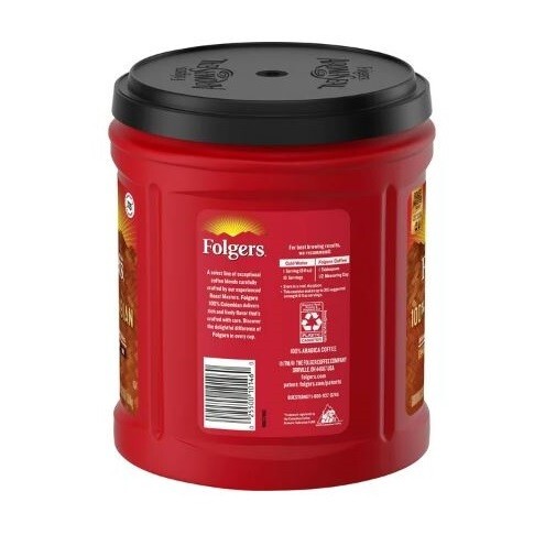 Folgers 100 Colombian Ground Coffee, 37Ounce eBay