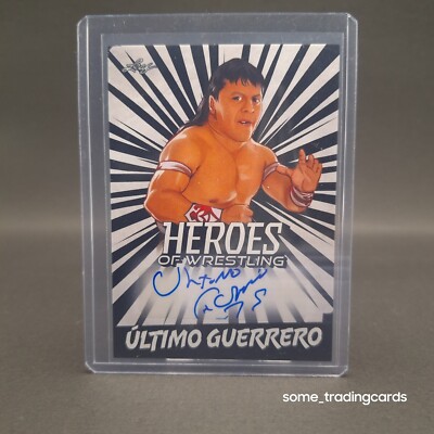 2023 Leaf Heroes of Wrestling Ultimo Guerrero Auto