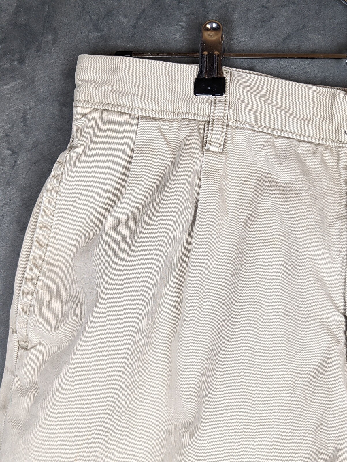 Nautica Shorts Size W32  Beige Chino pockets Summer Cotton Men’s image 3