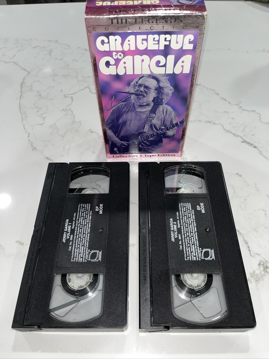 Grateful to Garcia (VHS 1995) Jerry Garcia Grateful Dead- 2 Tape