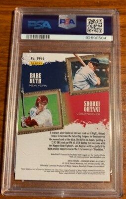 2018 Panini Diamond Kings - Past and Present Shohei Ohtani, Babe