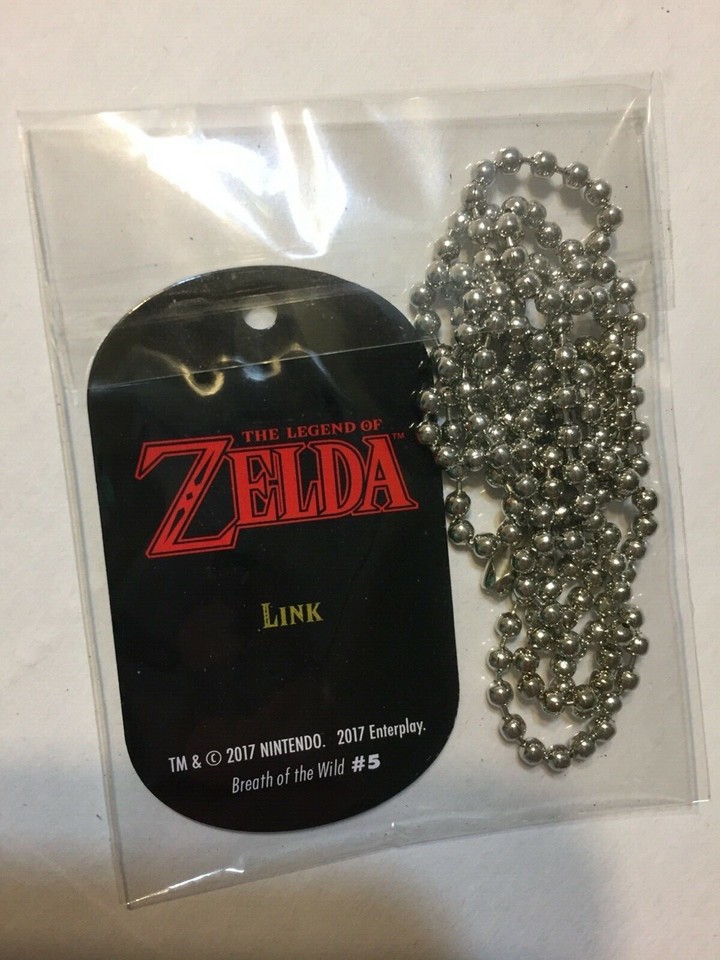 2017 Enterplay Legend of Zelda Collector Tag #5 Link (Breath of the ...